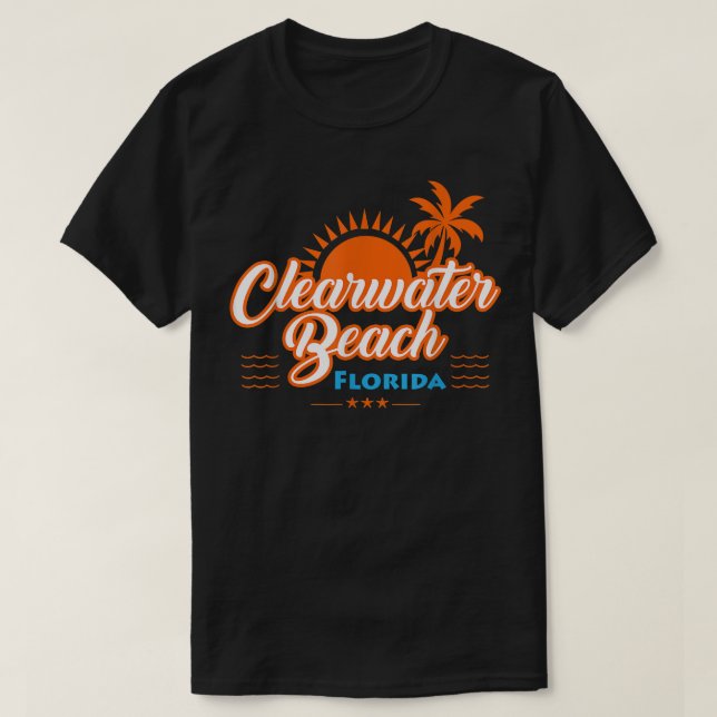 Camiseta Clearwater Beach Florida T (Diseño del anverso)