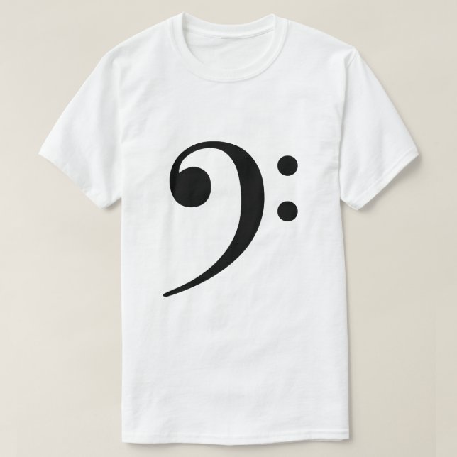 Camiseta Clef bajo (Diseño del anverso)