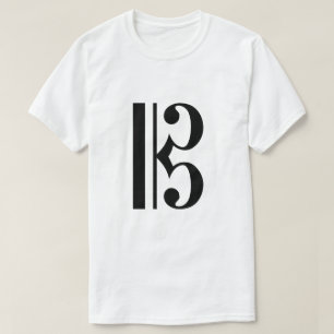 Camiseta Clef de alto/C-Clef