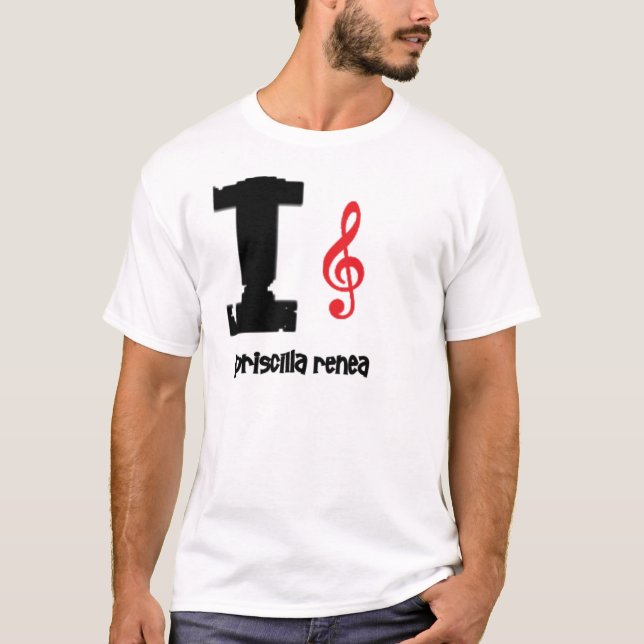 Camiseta clef del amor del priscilla (Anverso)