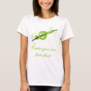 Camiseta Clef & Flute Treble Personalizado