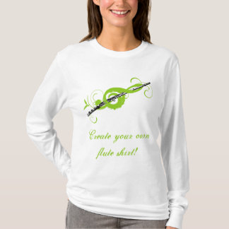 Camiseta Clef & Flute Treble Personalizado