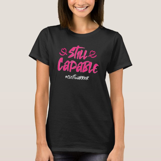 Camiseta Cleft Lip Palate Strand Pink Awareness Warbon (Anverso)