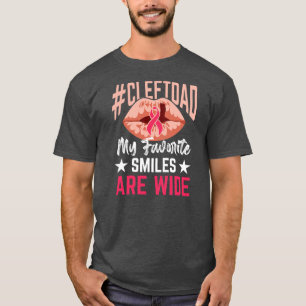 Camiseta Cleft Palate Lip Dad sonríe fuerte conciencia 