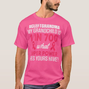 Camiseta Cleft Palate Lip Grandma 700 Strong Awareness T-Sh