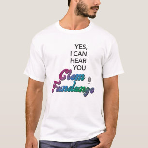 Camiseta Clem Fandango Puedo Escuchar Citar Divertido Multi
