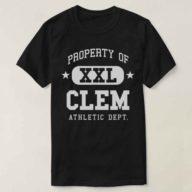 Camiseta Clem Name Family School Team Souvenir Funny (Diseño del anverso)
