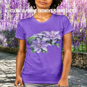 Camiseta Clematis Purple