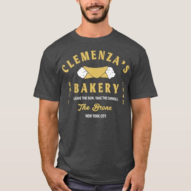Camiseta Clemenzas Bakery Leave The Gun Take The Cannoli (Anverso)