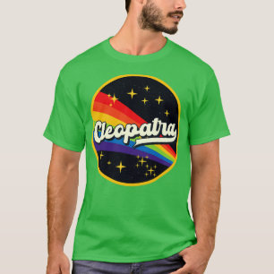 Camiseta Cleopatra Arcoiris En El Espacio Estilo Vintage