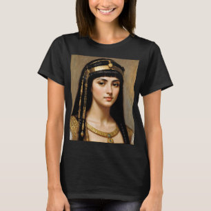 Camiseta Cleopatra arte de retrato de reina egipcio