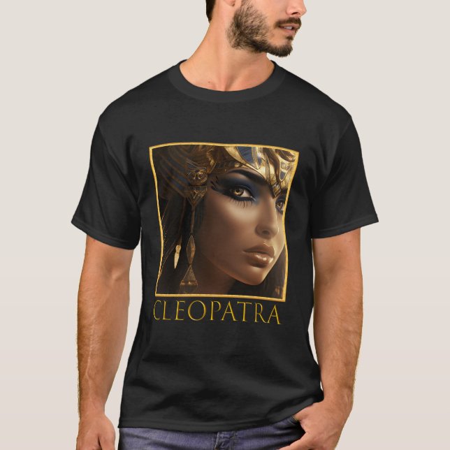 Camiseta Cleopatra Pharaoh Egipcia Poderosa Gobernante E (Anverso)