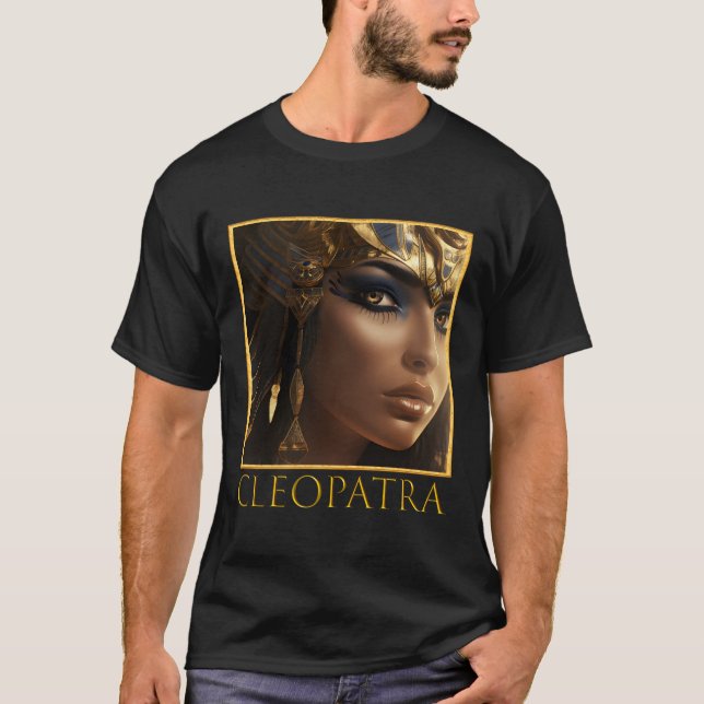 Camiseta Cleopatra Pharaoh Egipcia Poderosa Gobernante E (Anverso)