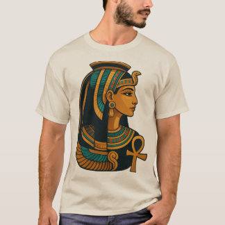 Camiseta Cleopatra - Reina Egipcia - Ankh 