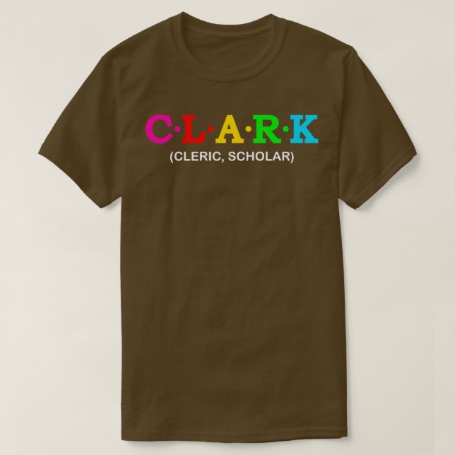 Camiseta clérigo académico (Diseño del anverso)
