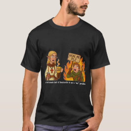 Camiseta Clérigo de RPG, "No es un problema para mí"