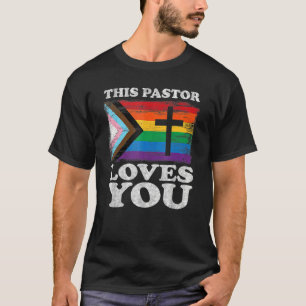 Camiseta Clérigo del Orgullo Cristiano Incluido Este Pastor