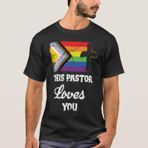 Camiseta Clérigo del Orgullo Cristiano Incluido Este Pastor