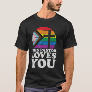 Camiseta Clérigo del Orgullo Cristiano Incluido Este Pastor