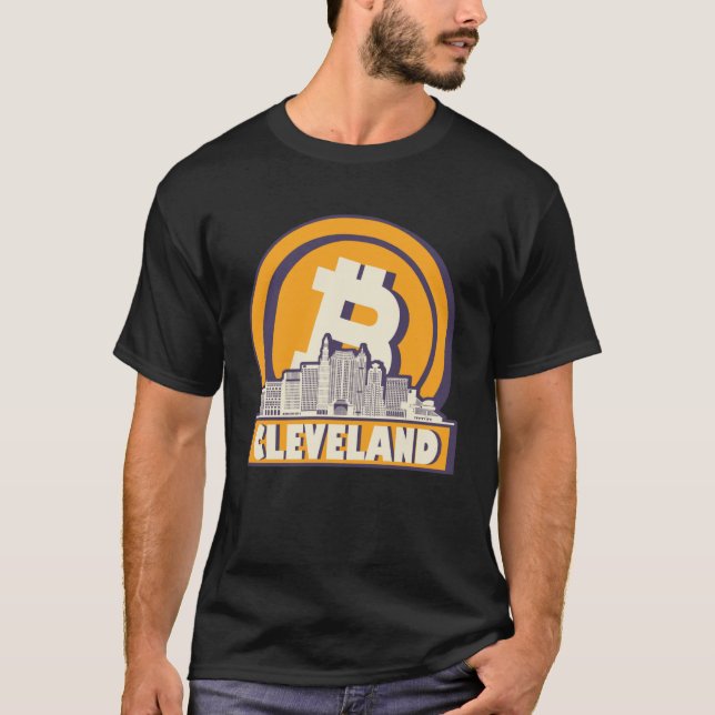 Camiseta Cleveland Bitcoin Maximalist Bitcoin Cleveland Sk (Anverso)