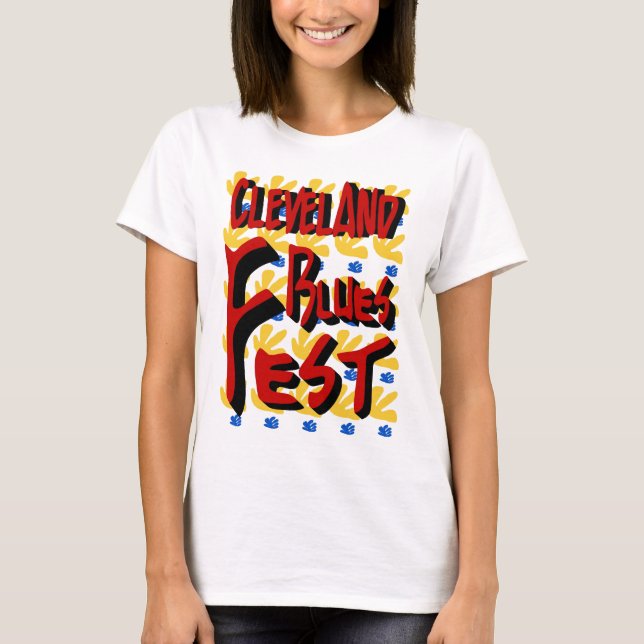 Camiseta Cleveland Blues Fest 1 (Anverso)