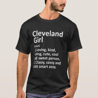 Camiseta Cleveland Chica Tx Texas Funny City Home Roots