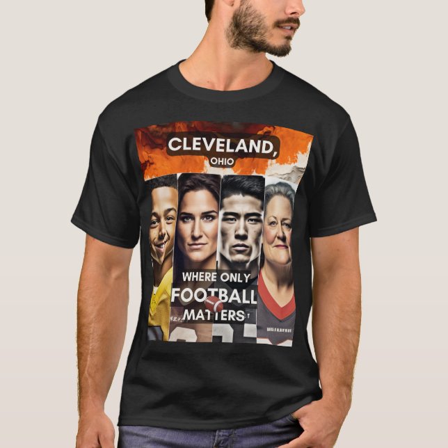 Camiseta Cleveland - Donde sólo importa el fútbol (Anverso)