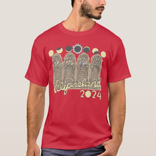 Camiseta Cleveland Eclipseland T-shirt (rojo) (Anverso)