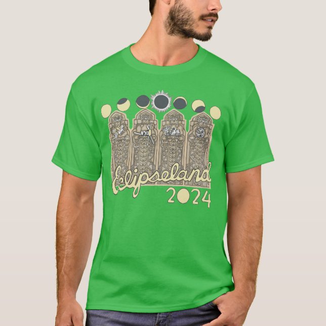 Camiseta Cleveland Eclipseland T-Shirt (verde) (Anverso)
