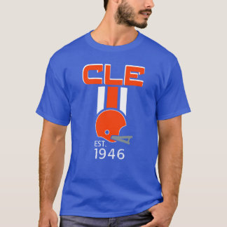 Camiseta Cleveland Football Fan - 1946 Vintage Helmet