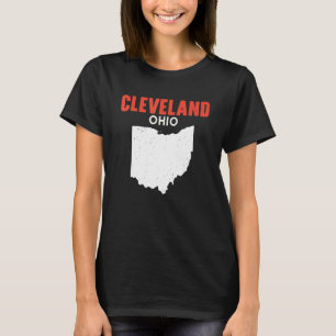 Camiseta CLEVELAND Ohio EE.UU. EE.UU. EE.UU. Viajes Ohio