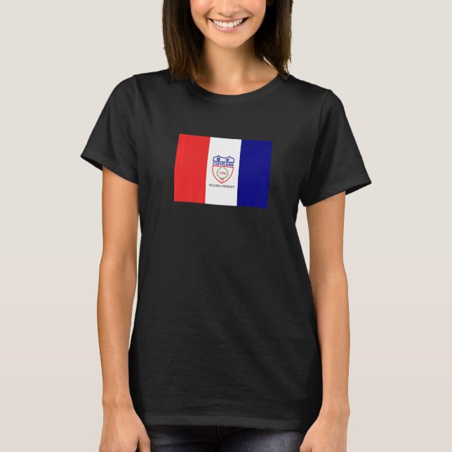 Camiseta Cleveland Ohio Flag   (Anverso)
