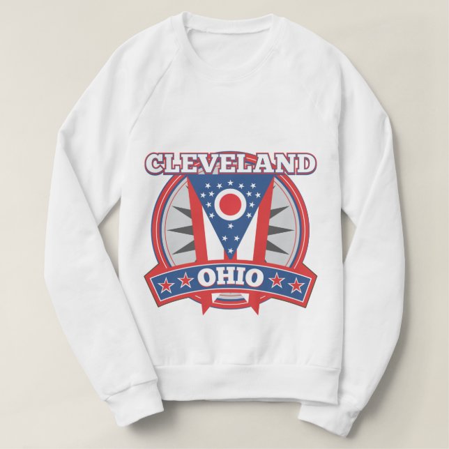 Camiseta Cleveland Ohio Raglan (Diseño del anverso)