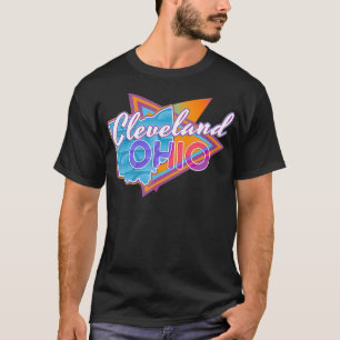 Camiseta Cleveland Ohio Vintage Retro Throwback
