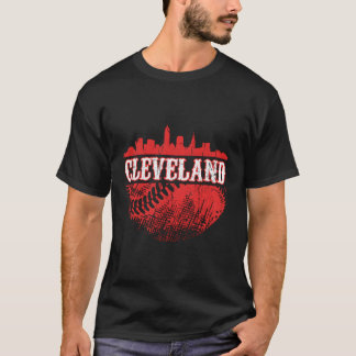 Camiseta Cleveland Skyline City Baseball Se Reunió En Gamed