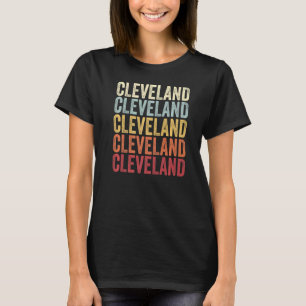 Camiseta Cleveland Texas Cleveland TX Retro Vintage Textos