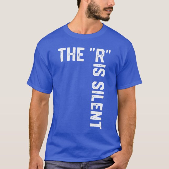 Camiseta Clever Sarcastic Grammar Humor Sayinghe R is Silen (Anverso)