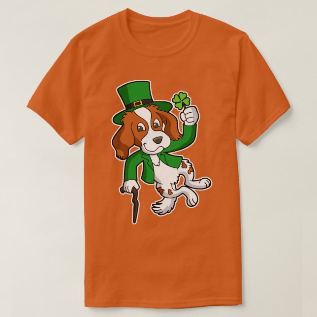 Camiseta Clic de talón para el Día del Perro Sta Patrocinad (Diseño del anverso)