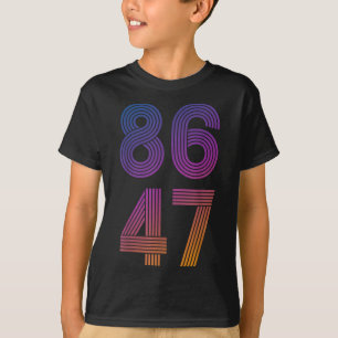 Camiseta Clic Estilo Vintage Años 80 86 47 Anti Trump _2 