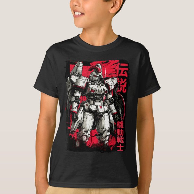 Camiseta Clic Japanese Legendary Mecha Warrior Robot  (Anverso)