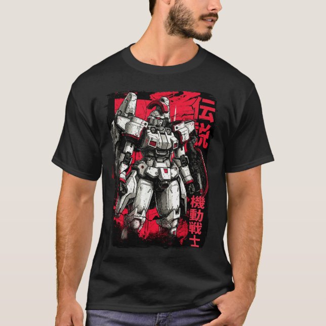 Camiseta Clic Japanese Legendary Mecha Warrior Robot  (Anverso)