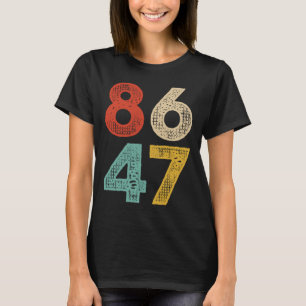 Camiseta Clic Vintage 86 47 Anti Trump 2024 Impugnar Presid