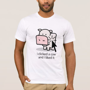 Camiseta Clicker de la vaca (luz)