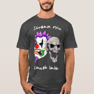 Camiseta ClickyFingers Clown Psycho Path Atractivo