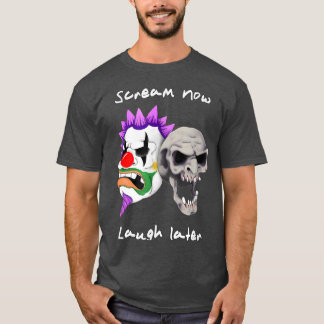 Camiseta ClickyFingers Clown Psycho Path Atractivo