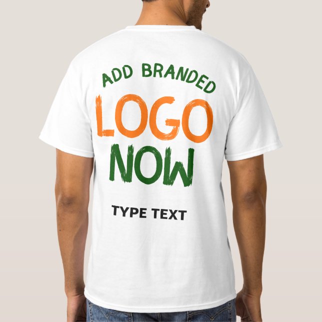 CAMISETA CLIENTE SENCILLO Y LIMPIO DE MODA BLANCO (Reverso)