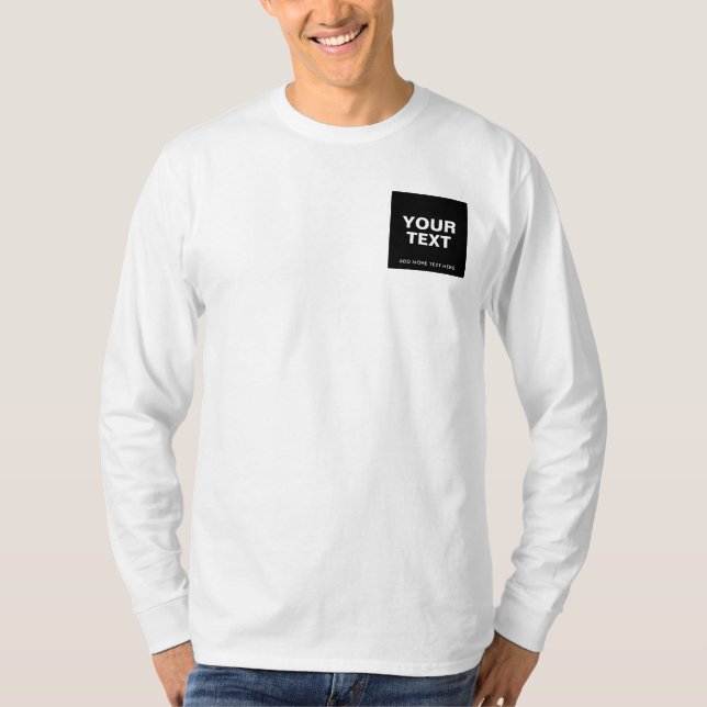 Camiseta Clientes añaden nombres de texto a los fotógrafos  (Anverso)