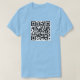 Camiseta Clientes Código QR Código Código de barras Mujeres (Diseño del anverso)