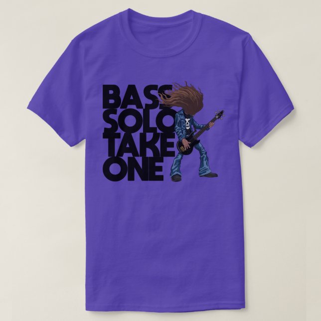 Camiseta Cliff Burton Bass Solo (Diseño del anverso)