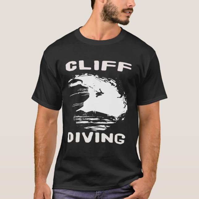Camiseta cliff diving Sunset or Cliff Jumping or High Divin (Anverso)